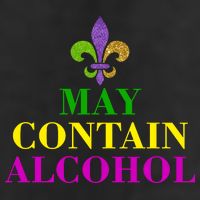 May Contain Alcohol Mardi Gras Spaid Adult Drive Performance Visor