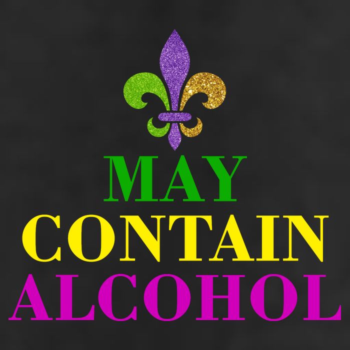 May Contain Alcohol Mardi Gras Spaid Adult Drive Performance Visor