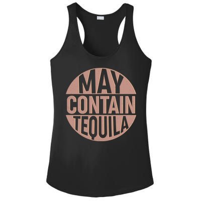 May Contain Tequila Ladies PosiCharge Competitor Racerback Tank