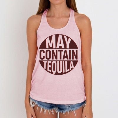 May Contain Tequila Women's Knotted Racerback Tank