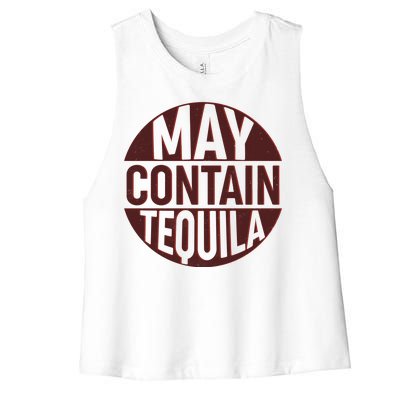 May Contain Tequila Women's Racerback Cropped Tank