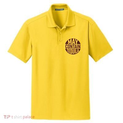May Contain Tequila Dry Zone Grid Polo