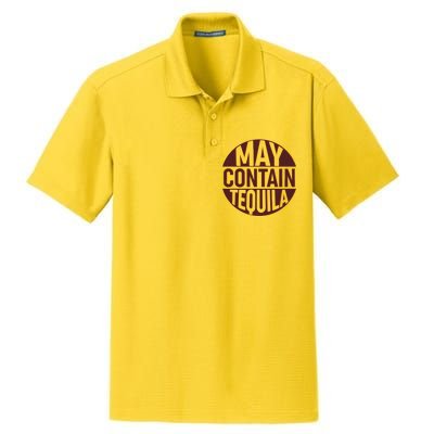 May Contain Tequila Dry Zone Grid Polo