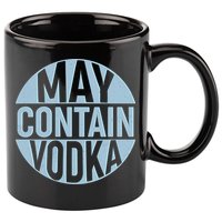 May Contain Vodka 11oz C Handle Ceramic Mug