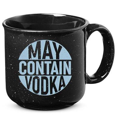 May Contain Vodka 15oz Campfire Ceramic Mug