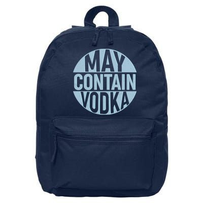 May Contain Vodka 16 in Basic Backpack