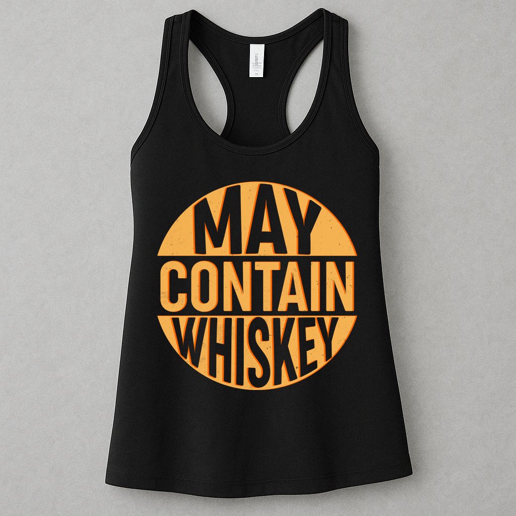 May Contain Whiskey Womens Tank Top