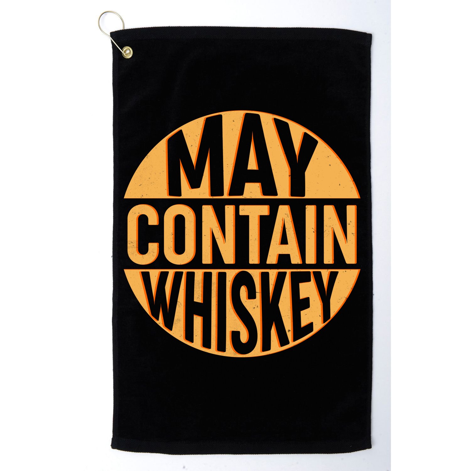 May Contain Whiskey Golf Towel