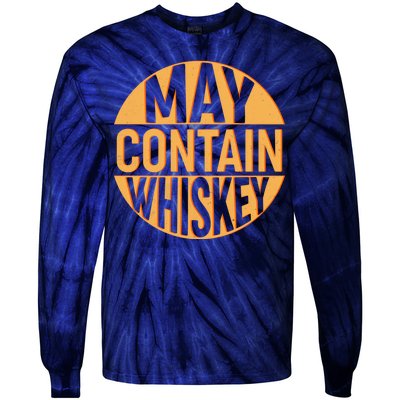 May Contain Whiskey Tie-Dye Long Sleeve Shirt