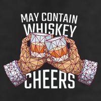 May Contain Whiskey Cheers 15oz Campfire Ceramic Mug