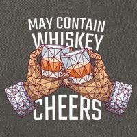 May Contain Whiskey Cheers Cotton Canvas Backpack