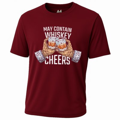 May Contain Whiskey Cheers Performance Shirt