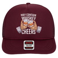 May Contain Whiskey Cheers Trucker Hat