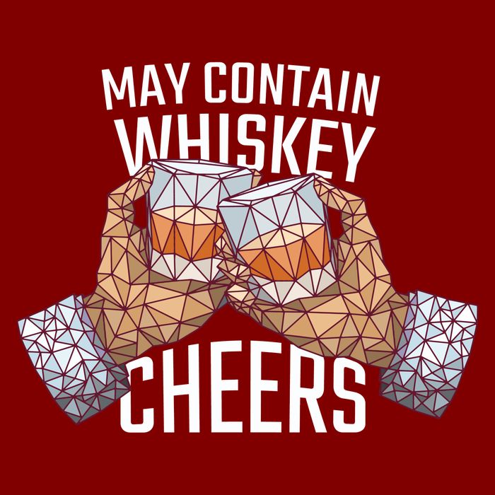 May Contain Whiskey Cheers Trucker Hat