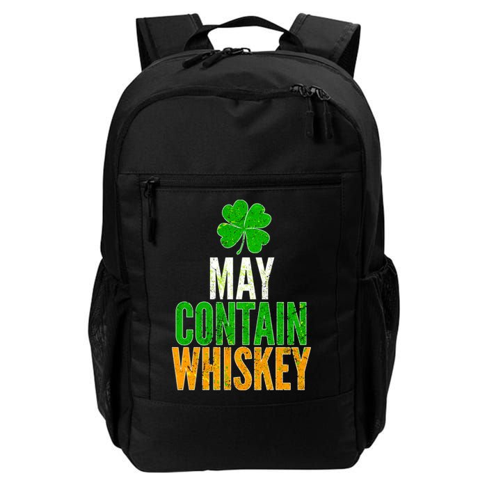 May Contain Whiskey Funny St Patricks Day Backpack
