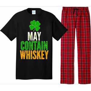 May Contain Whiskey Funny St Patricks Day Pajama Set