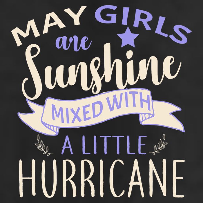 May Girls Are Sunshine Mixed With Hurricane Adult Drive Performance Visor