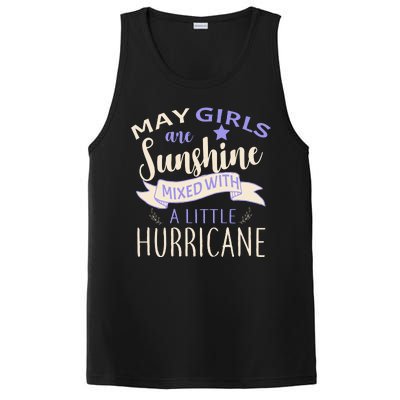 May Girls Are Sunshine Mixed With Hurricane PosiCharge Competitor Tank