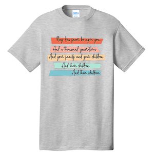 May His Favor Be Upon You Quote Tall T-Shirt