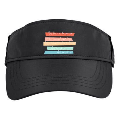 May His Favor Be Upon You Quote Adult Drive Performance Visor