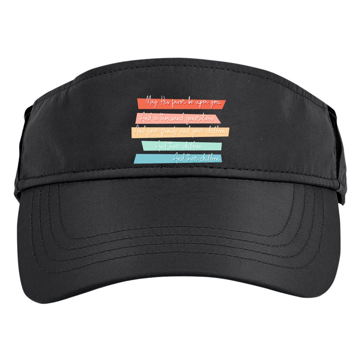 May His Favor Be Upon You Quote Adult Drive Performance Visor