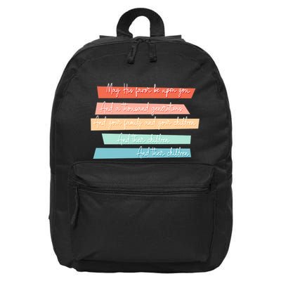 May His Favor Be Upon You Quote 16 in Basic Backpack