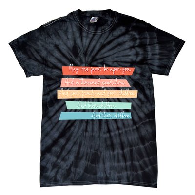 May His Favor Be Upon You Quote Tie-Dye T-Shirt