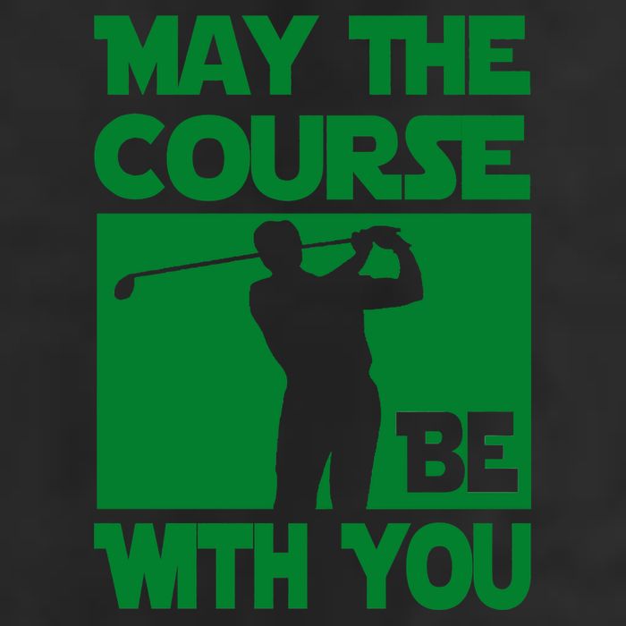 May The Course Be With You Golf Towel