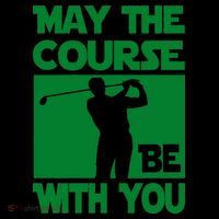 May The Course Be With You Zip Tote Bag