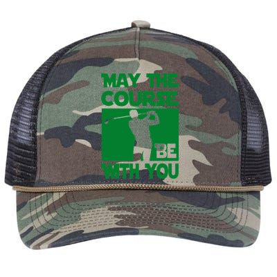 May The Course Be With You Retro Rope Trucker Hat Cap