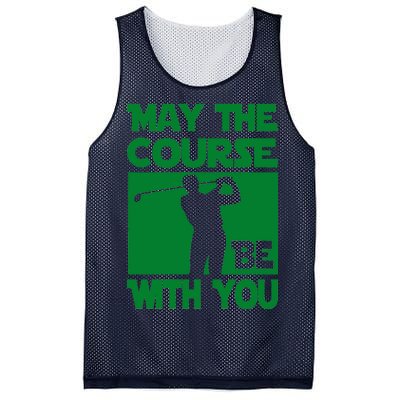 May The Course Be With You Mesh Reversible Basketball Jersey Tank