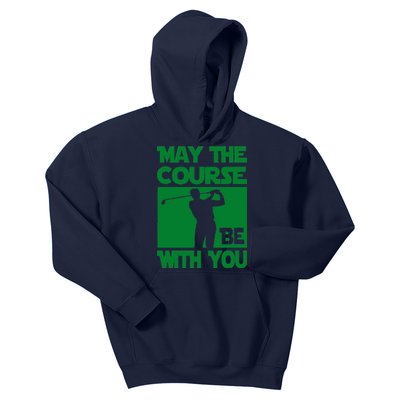 May The Course Be With You Kids Hoodie