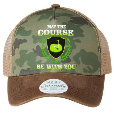 May The Course Be With You Golfing Legacy Tie Dye Trucker Hat