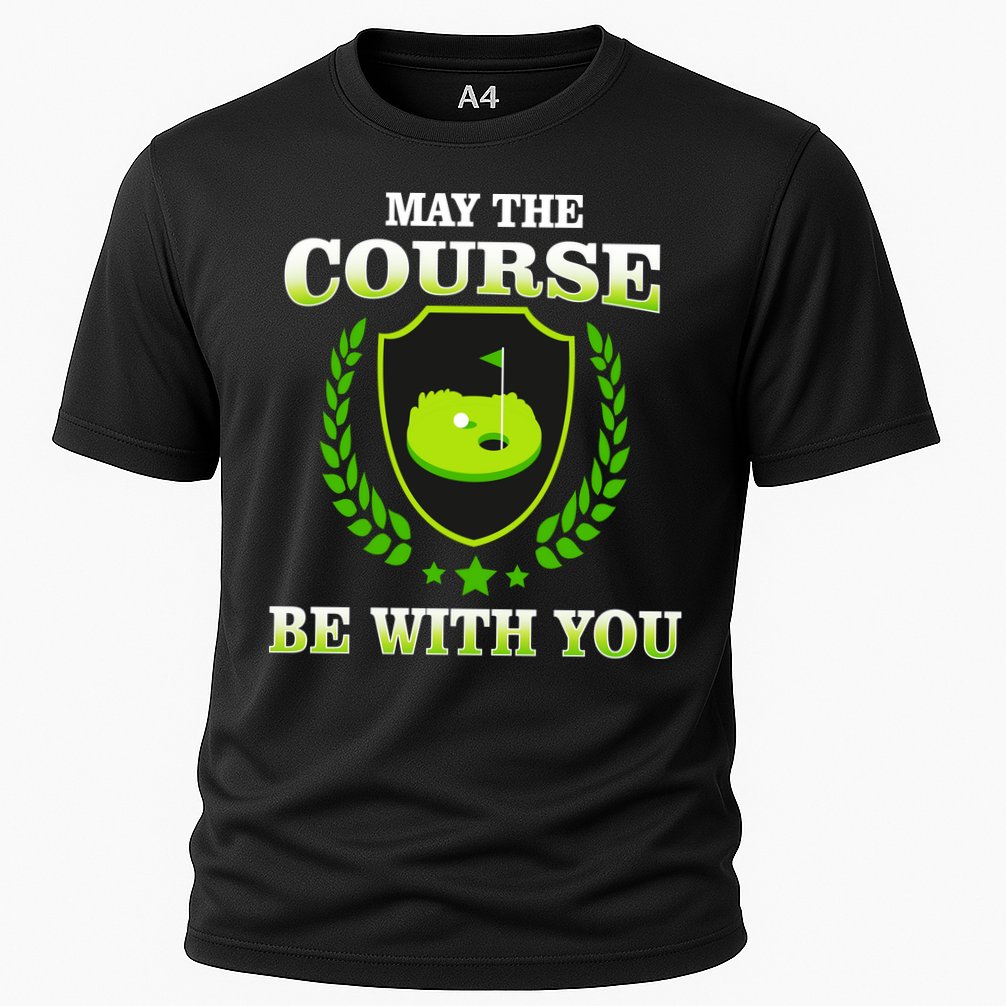 May The Course Be With You Golfing Performance Shirt