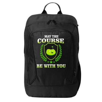 May The Course Be With You Golfing City Backpack