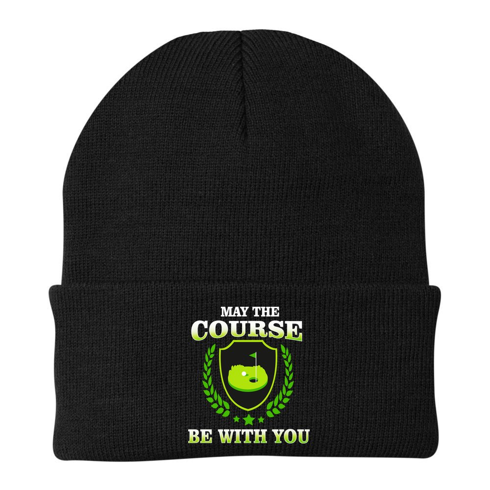 May The Course Be With You Golfing Beanie