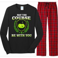 May The Course Be With You Golfing Long Sleeve Pajama Set