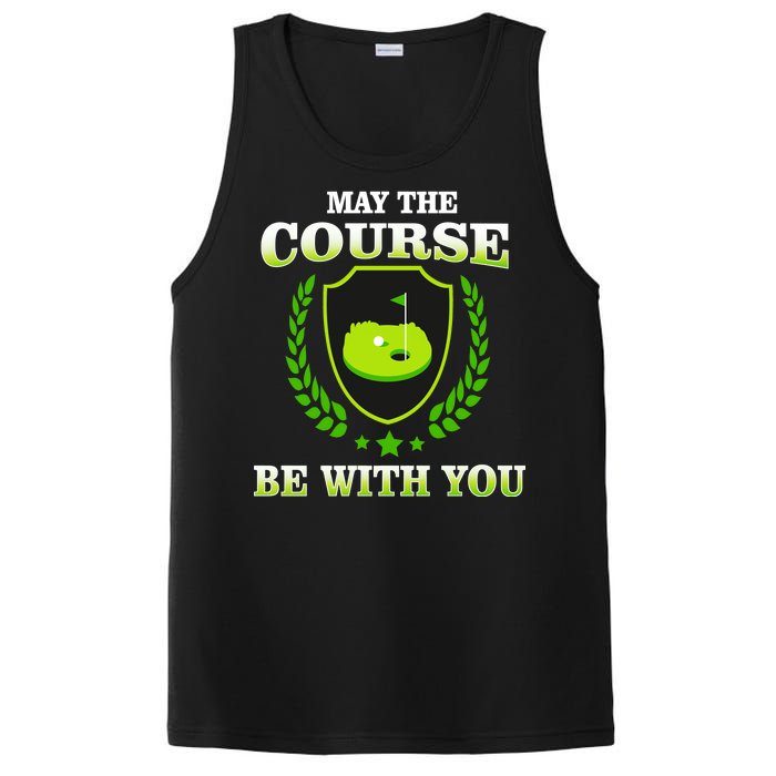 May The Course Be With You Golfing PosiCharge Competitor Tank