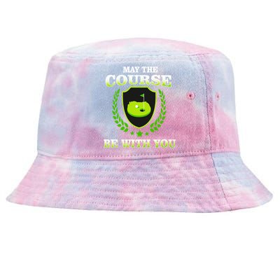 May The Course Be With You Golfing Tie-Dyed Bucket Hat