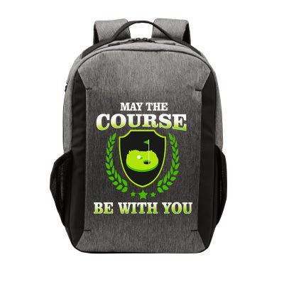 May The Course Be With You Golfing Vector Backpack