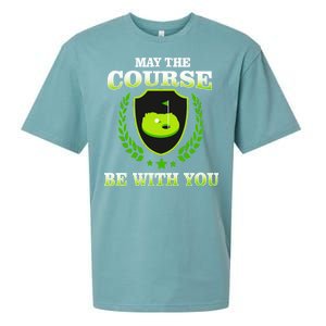 May The Course Be With You Golfing Sueded Cloud Jersey T-Shirt