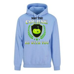 May The Course Be With You Golfing Unisex Surf Hoodie