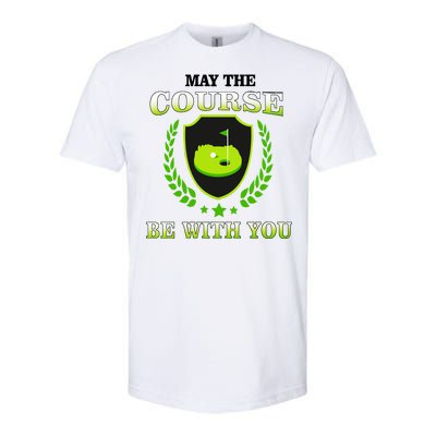 May The Course Be With You Golfing Softstyle® CVC T-Shirt