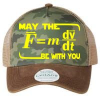 May The (F=mdv/dt) Be With You Physics Legacy Tie Dye Trucker Hat