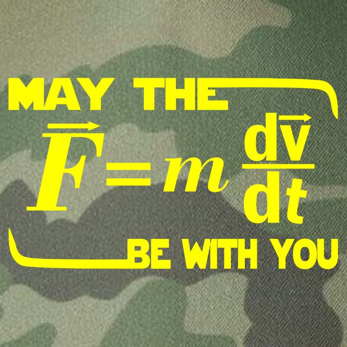 May The (F=mdv/dt) Be With You Physics Legacy Tie Dye Trucker Hat