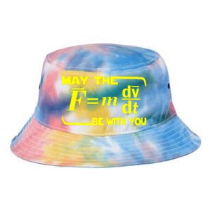 May The (F=mdv/dt) Be With You Physics Tie Dye Newport Bucket Hat