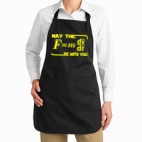 May The (F=mdv/dt) Be With You Physics Apron