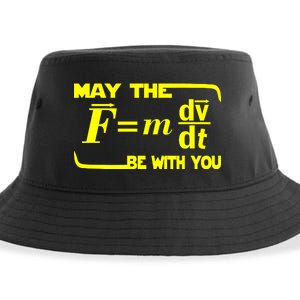 May The (F=mdv/dt) Be With You Physics Sustainable Bucket Hat