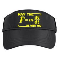 May The (F=mdv/dt) Be With You Physics Adult Drive Performance Visor