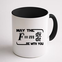May The (F=mdv/dt) Be With You Physics Mug